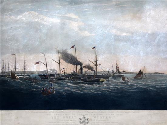 R.G. and A.W. Reeve after Joseph Walter The Great Western, 21 x 27.5in.